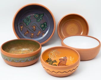 Bowls L | Handmade by Cerámicas Seminario Pottery from Peru | 6" Diameter x 2.5" Height | Food-Safe & Lead-Free