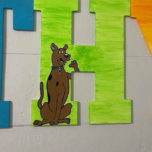 Personalized Hand painted wooden letters