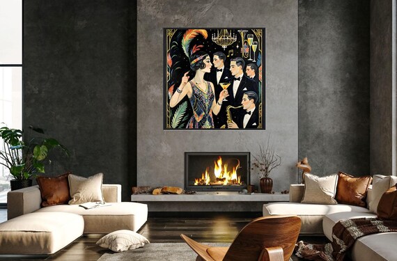 Art Deco Print: 