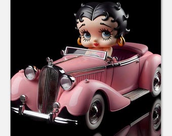 Betty Boop Thin Canvas Print, 