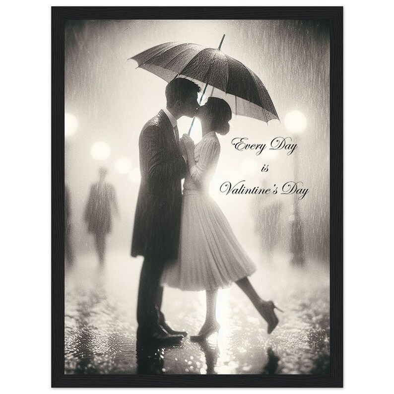 Wall Art Every Day is Valentine's Day Classic Matte Paper Framed Print