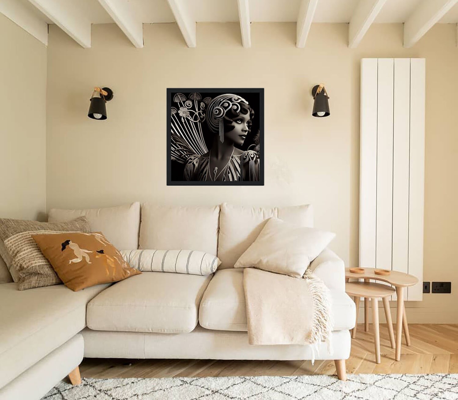 Art Deco Printable Wall Art Deco Inspired Stylized Harlem Flapper Art ...