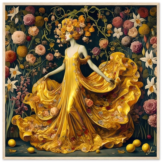 Art Deco Framed Poster 