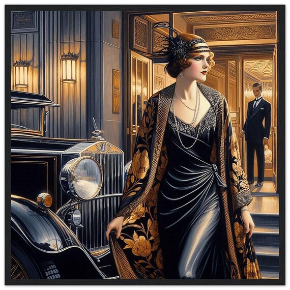 Art Deco Framed Print, 
