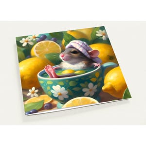 Cartões de Anotações "Quando a Vida Te Dá Limões..." Pacote com 10 Cartões em Branco com Envelopes Padrão (EUA e Canadá), limões, amarelo-limão, amarelo-manteiga