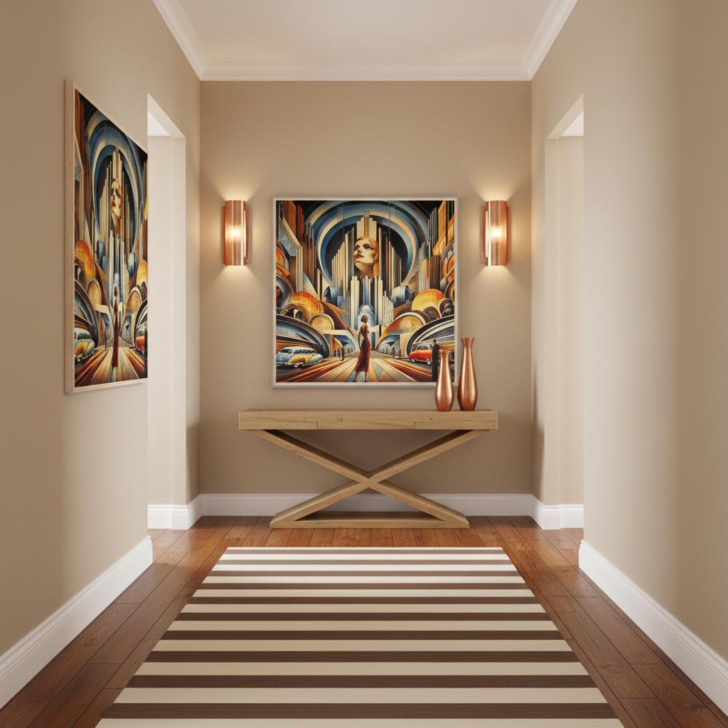 Art Deco Detroit Mural: 