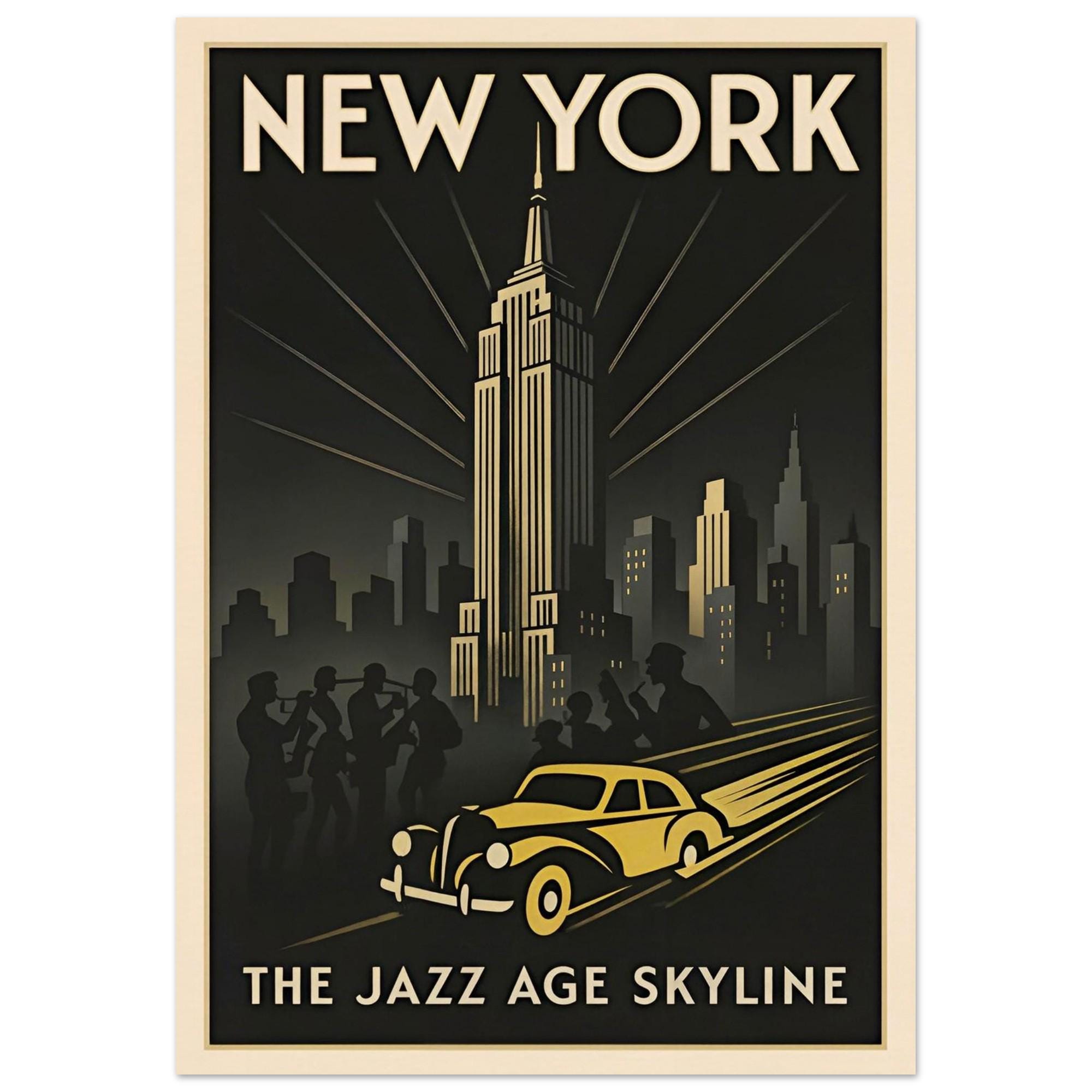 【80s / 50s】ポストモダン・アートデコ Art Deco Unframed Poster 