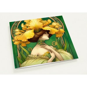 Cartes de correspondance vierges Fleurs de printemps Lot de 10 cartes de correspondance vierges aquarelle Art nouveau avec enveloppes. Parfait pour toutes les occasions.
