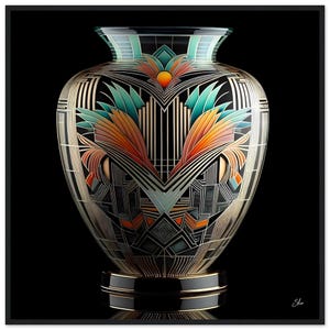 Art Deco Vase - Etsy