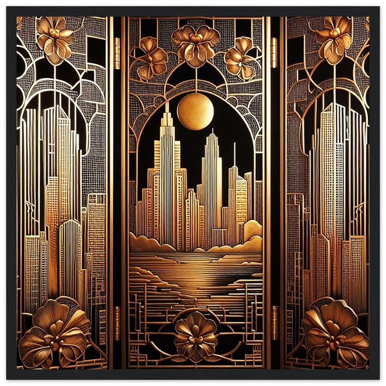 Snapshot of Art Deco Screen Printing On Wood Signs