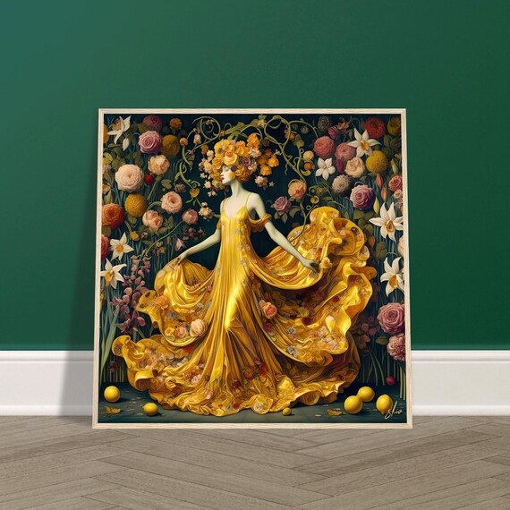 Art Deco Framed Poster 