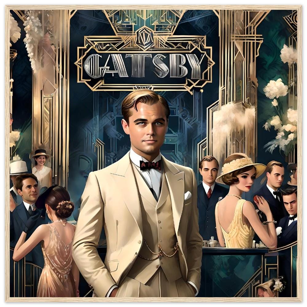 Arte mural de El Gran Gatsby: 