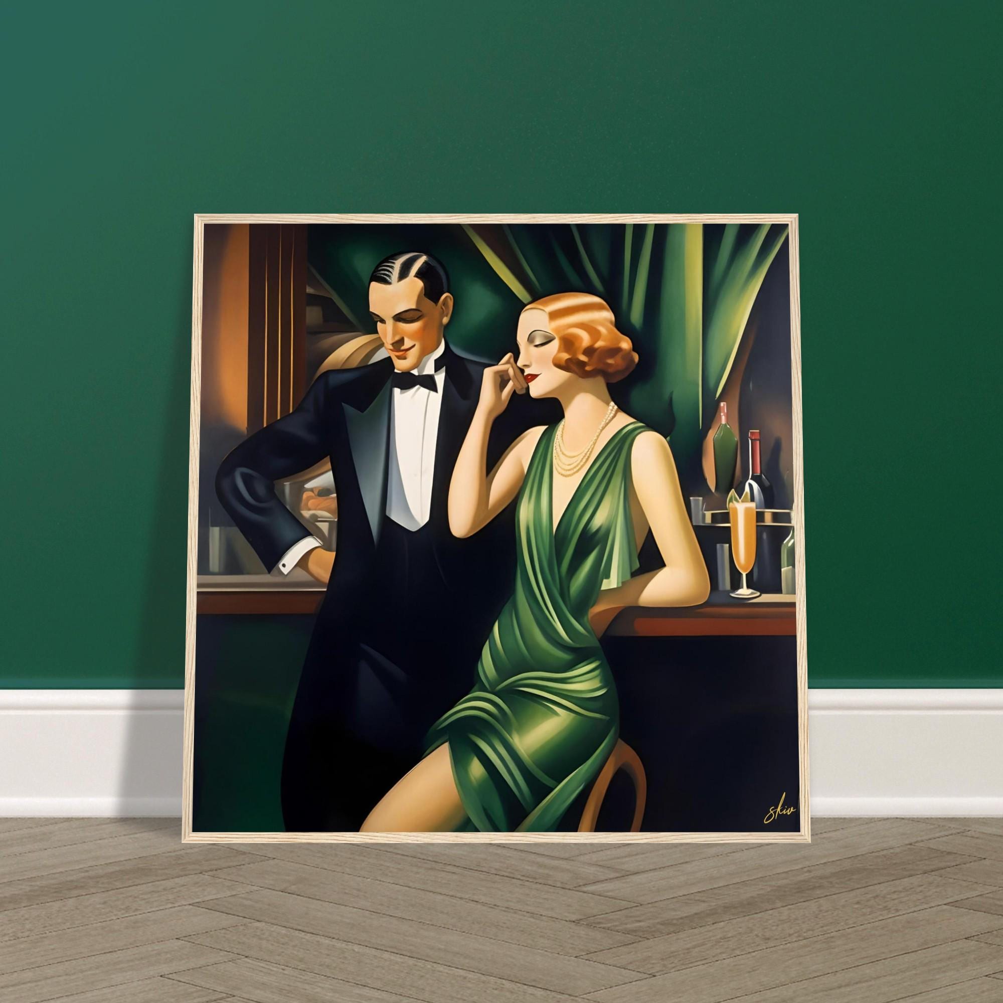 Art Deco 'people Will Say We're in Love' - Framed Retro Wall Art - Etsy