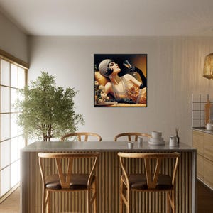 Art Deco Wall Art "the Pause That Refreshes" Printed on Premium Matte ...