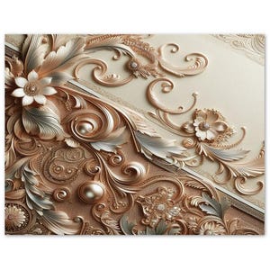 biglietti art nouveau, 10 biglietti di auguri Art Nouveau eleganti e vuoti con buste 4,25" x 5,5" per qualsiasi occasione / biglietti di auguri vuoti (USA e CA)