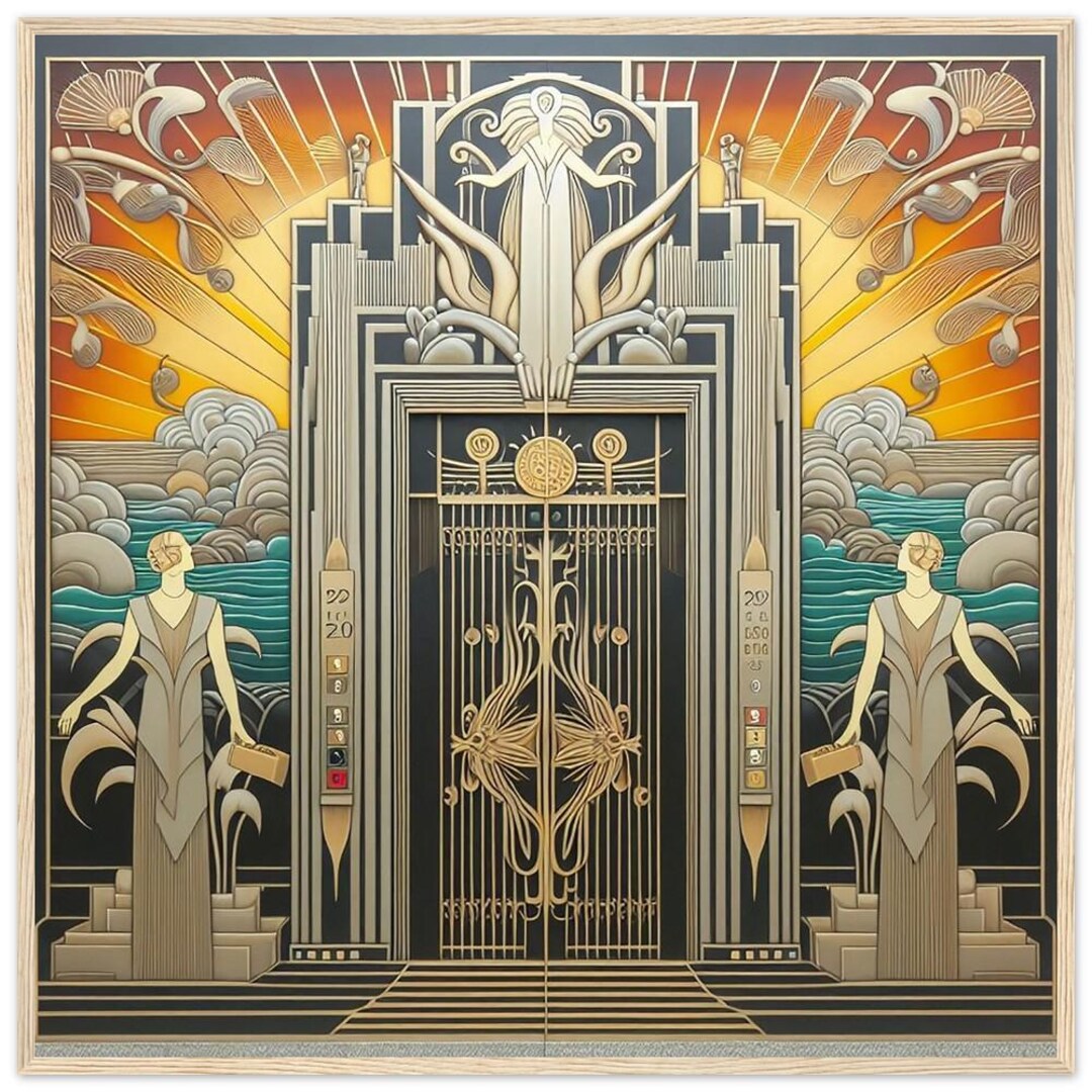 art-deco-wall-art-lovely-lift-elevator-doors-image-framed-poster-in