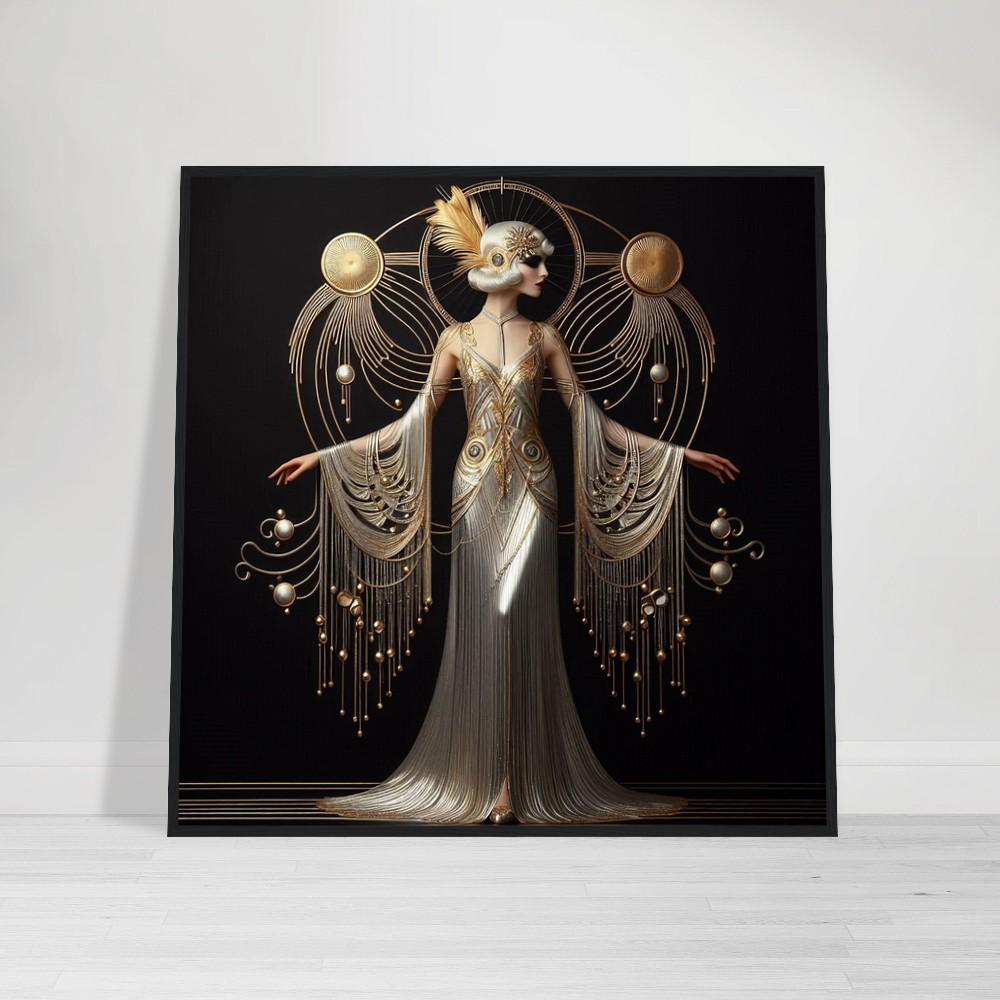 Art Deco Woman Print, 