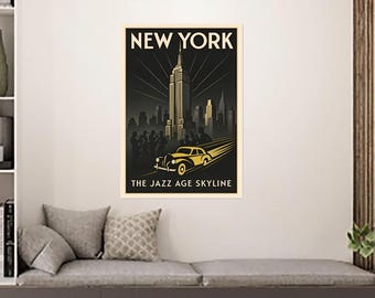 Art Deco Unframed Poster 