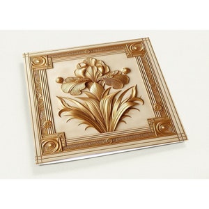 Cartes de voeux vierges Art déco, lot de 10 cartes de remerciement avec enveloppes (Remarque : pas de gaufrage, pas de film. Une impression lisse à plat).
