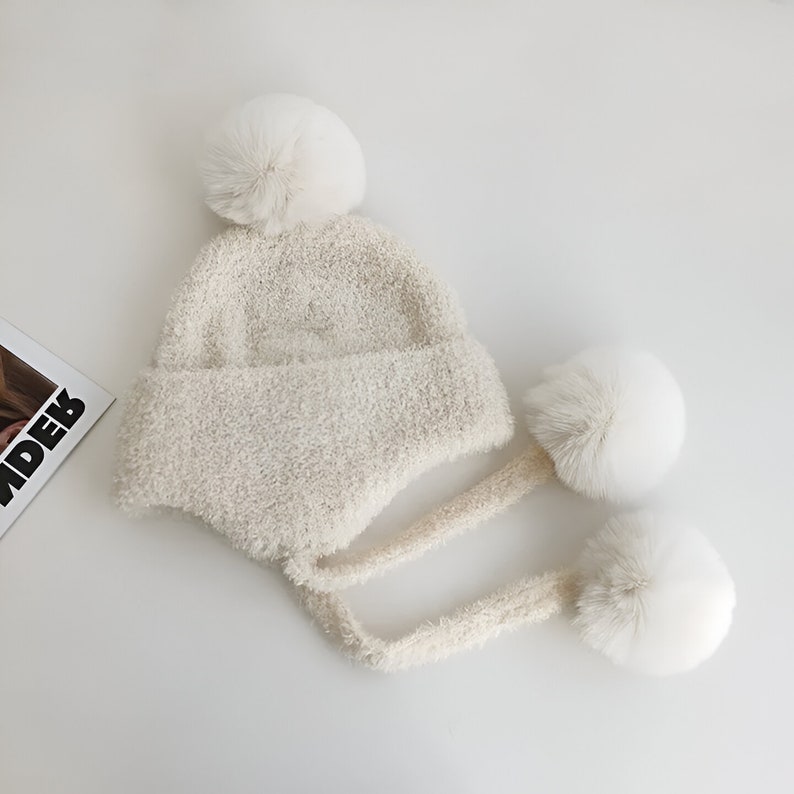 Wool Bomber Hat Womens & Mens Fluffy Winter Trapper Hat Warm Etsy