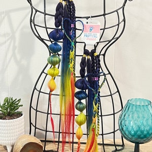 Dark Rainbow Festival Braid