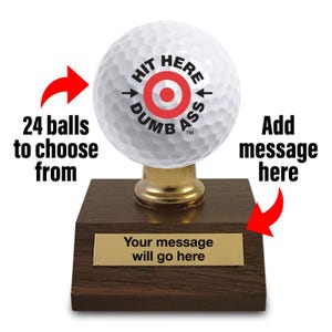 Funny Personalized Golf Award