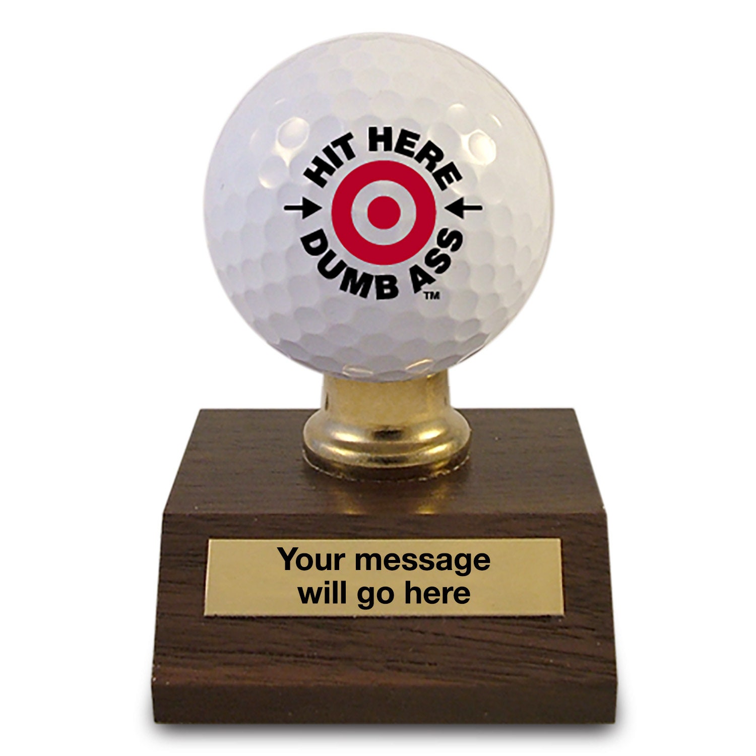 Most Lost Golf Balls Award - Funny Golf Trophy Design Sticker for