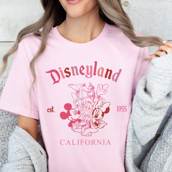 Disneyland California Est. 1955 Shirt, Disney Family Trip Shirt, Disney Couple Sweatshirt, Gift For Women