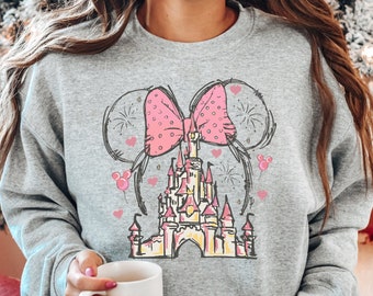 Minnie Sweatshirt, Mickey And Friends Sweatshirt, Disneyland Sweatshirt, Disney Family Shirt, Vintage Disney Shirt Retro Disney