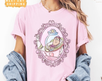 Retro Toy Story Buzz Lightyear Comfort Colors Shirt, Mrs. Nesbitt’s Tea House Tee, To Infinity and Beyond Disney Girl Trip Shirt, Magic Tee
