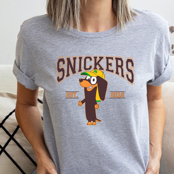 Snicker Est 2018 Shirt, Funny Character Shirt, Trendy Shirt, Dog Cartoon Shirt, Funny Trend Shirt