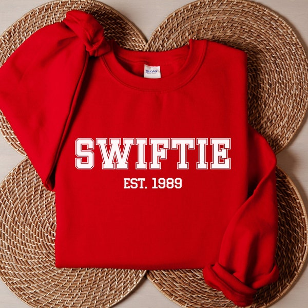 Vintage Style Swiftie Sweatshirt - Taylor Swift Est.1989 Fan Gift, Christmas Gift for Women