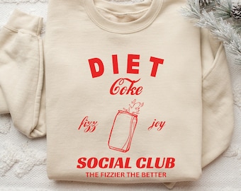 Diet Coke Shirt, Diet Coke Liebhaber Sweatshirt, Lustiges Coke Shirt, Diet Coke Liebhaber Pullover, Coke Langarm, Diet Coke Langarm