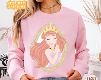 Retro Disney Villains Sweatshirt, Classic Princess Villain Crewneck With Ursula Maleficent Evil Queen, Magical Park Trip Pullover