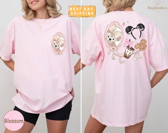 Retro Disney Duffy Comfort Colors Shirt, Mickey Ear Teddy Bear Tee, Coquette Girl Trip Shirt, Cute Family Matching Outfit Disney Park Days