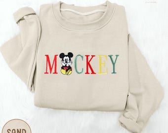 Embroidered Mickey Mouse Sweatshirt, Disney Mickey Embroidered Hoodie, Best Day Ever Mickey Embroidered Hoodie,  Gift for Disney Lovers
