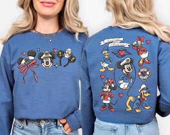 Disney Cruise Sweatshirt: Mickey and Friends Family Matching