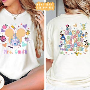 Custom Name Magical Teacher Shirt,  Comfort Colors First Day of School Shirt, Back To School , Making Magic For Tiny Humans Every Day
