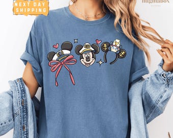 Disney Mickey Cruise Comfort Colors Shirt Disney Cruise Family Matching Outfit Disney Wish Travel 2026