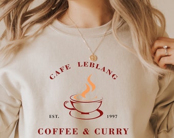 Cafe Leblanc T-shirt Sweatshirt Hoodie, Persona 5 Shirt, Game Shirt, Coffee & Curry, Megami Tensei Shirt, Makoto Yuki Shirt, Persona Shirt