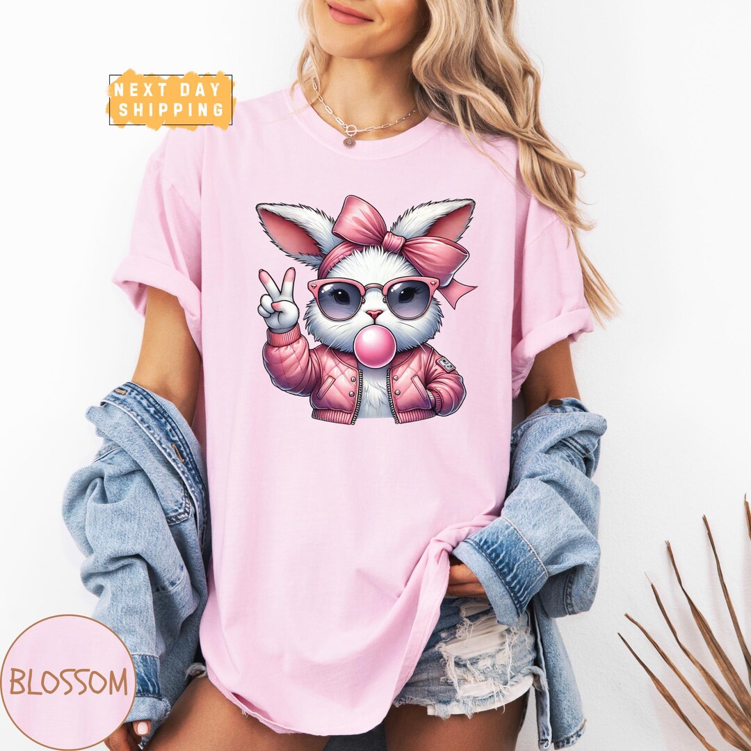 Easter Bubble Bunny Print Sweatshirt main image 0