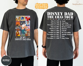 In My Disney Dad Era Comfort Colors Shirt, Funny Eras Tour Dad Tee, Father’s Day Disney Gift, Park Day Men’s Shirt, Disneyland Trip Shirt