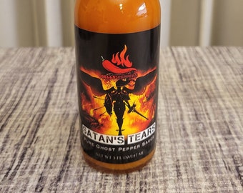 Satan's Tears - Pure Ghost Pepper Hot Sauce!