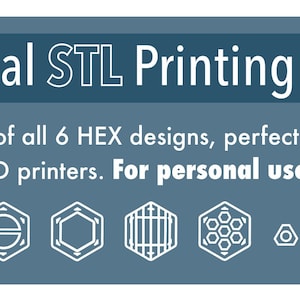 HEX Digital STL 3D Printing Files (All 6 HEX Designs) - Magnetic Board Game Organizer Accessory Frame Catan Eclipse Dungeons & Dragons DnD