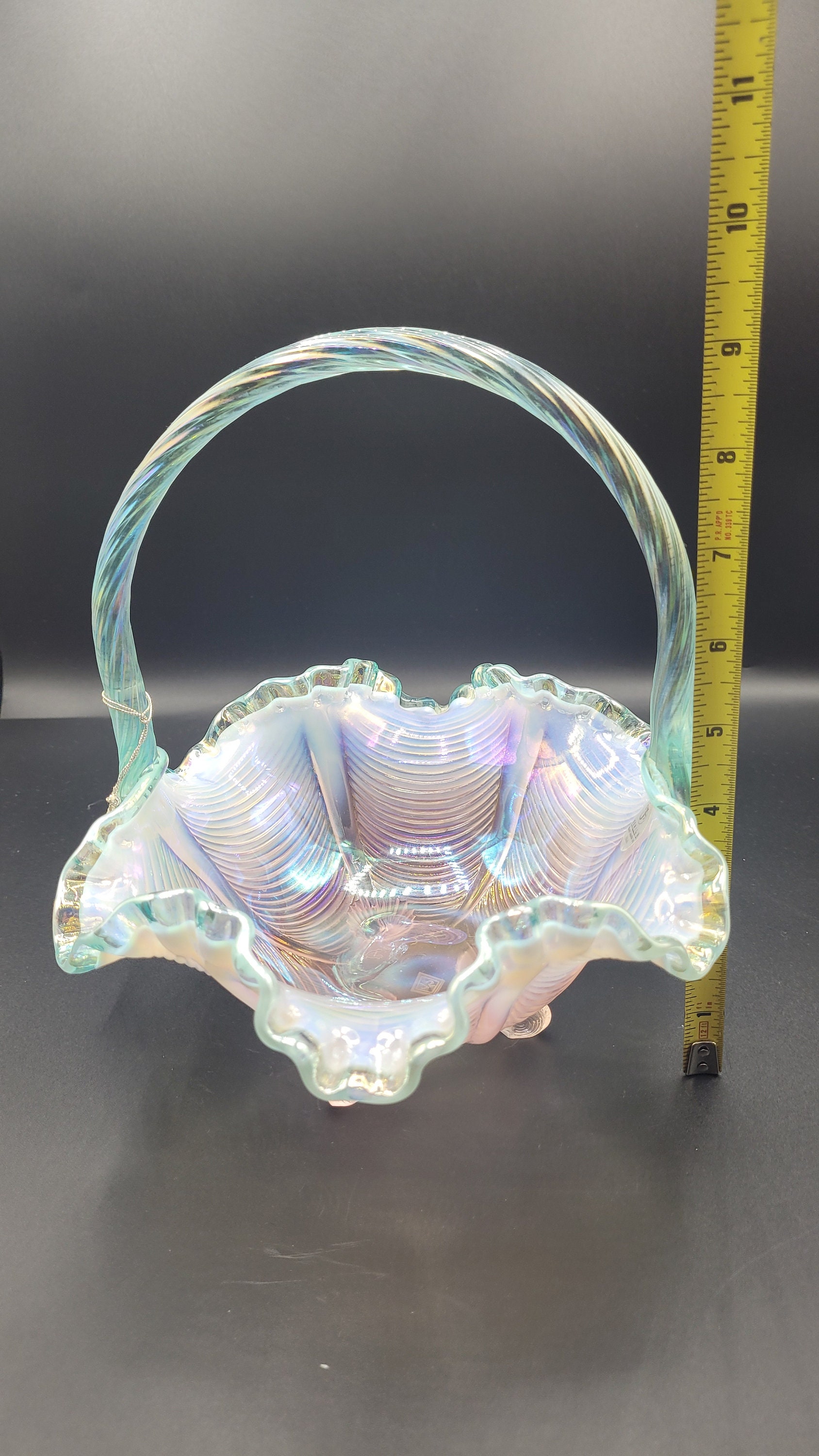 Fenton フェントン クマのクリスタル誕生石（7月）フィギュリン