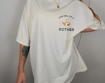 Una camiseta estética de una madre increíble para una mamá genial, regalo para el día de la madre, regalo para una mamá ruda, regalos para mamá, camiseta para ella