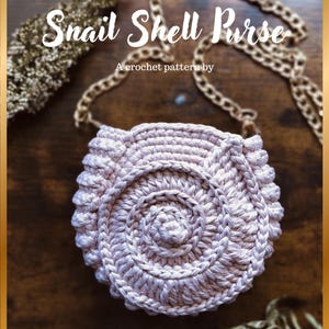 Snail Shell Purse Crochet Pattern | Crochet Bag Pattern