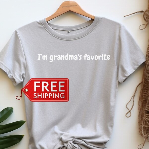 Grandma's Favorite Family Match Shirts Funny Sibling Shirts Matching Favorit Shirts Match Familyshirt Gifts-for-Women Gifts-for Men