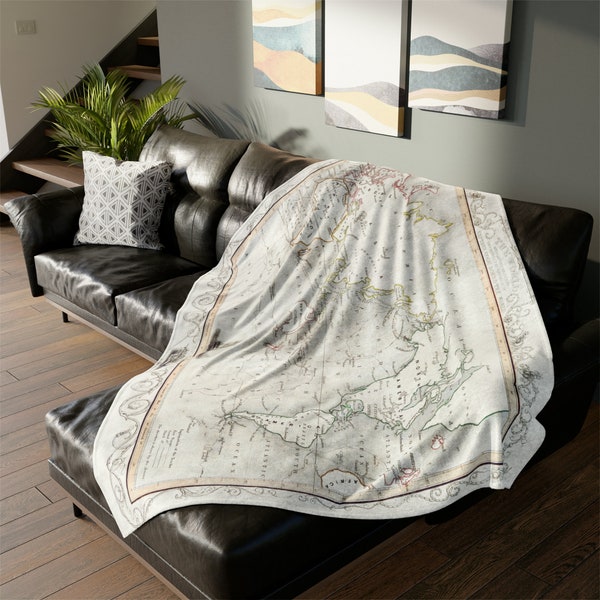 Vintage Map of the World Blanket Soft Bed Cover World Map Throw Blanket Christmas Gift for Teacher Appreciation Housewarming present