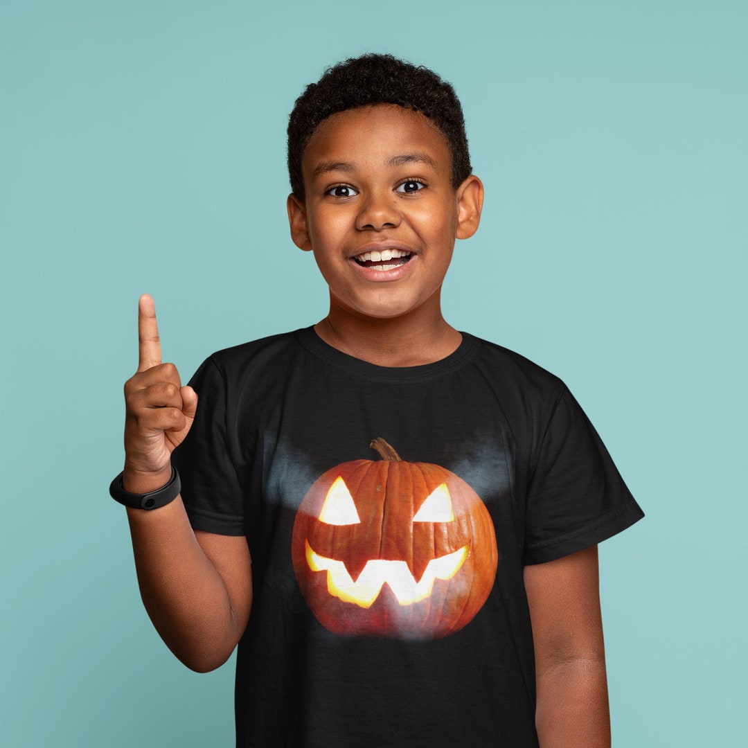 Easy Halloween Costume for Kids Jack O Lantern Face Kids Etsy